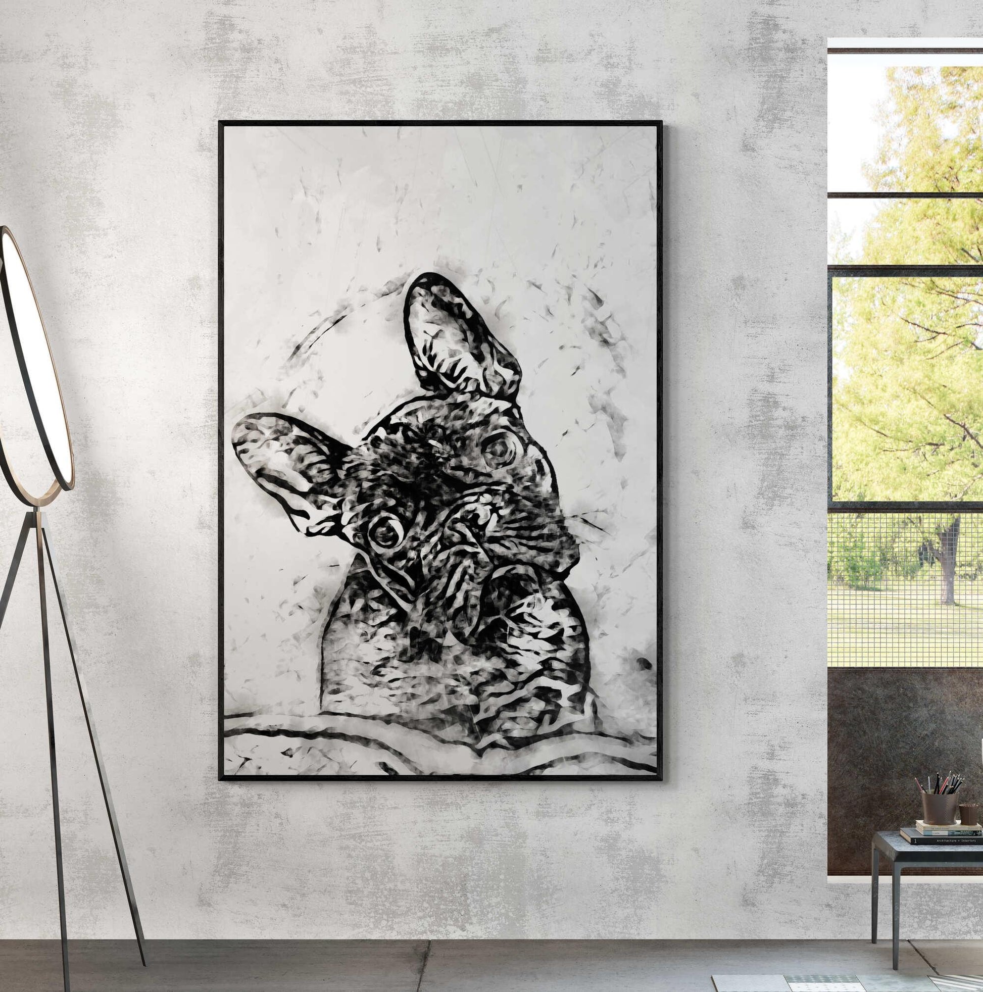 French Bulldog Wall Art - ARTAX GALLERY