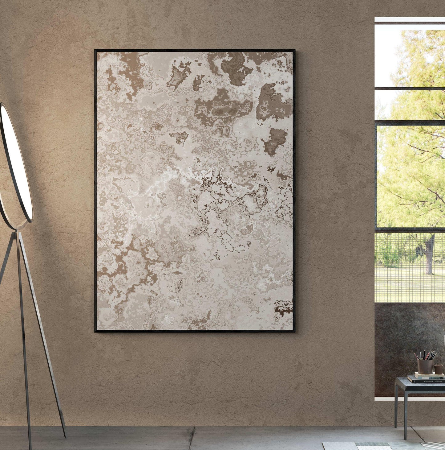 Brown Land Wall Art - ARTAX GALLERY