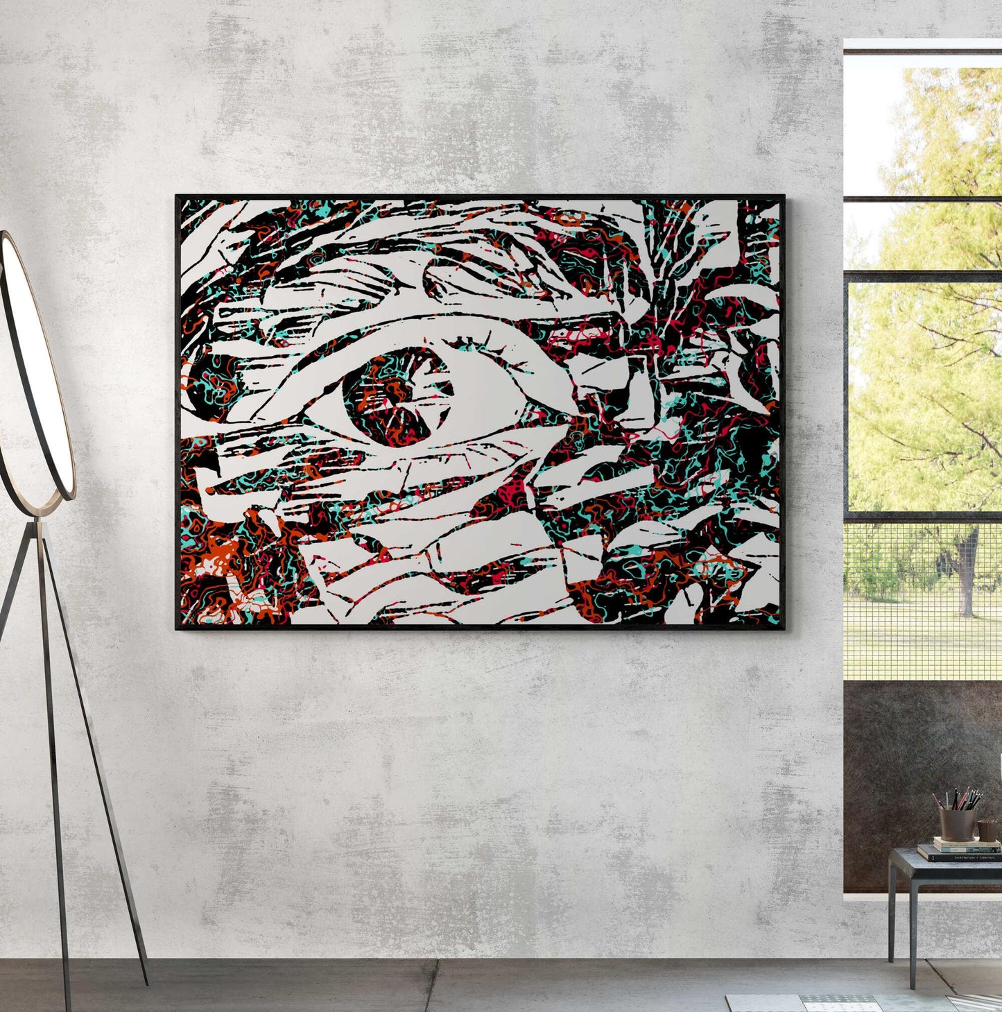 Pop Art Eye Wall Art - ARTAX GALLERY