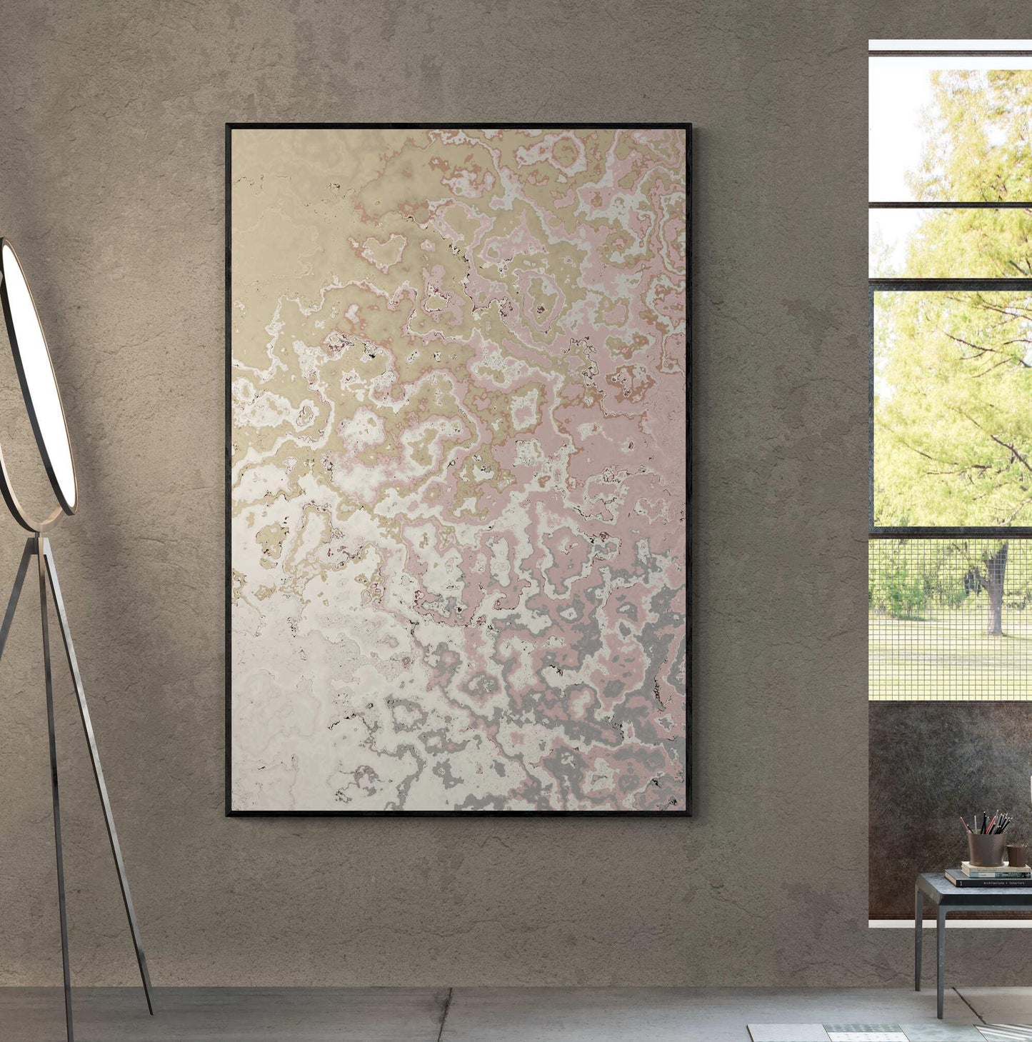 Pink Maze Wall Art - ARTAX GALLERY