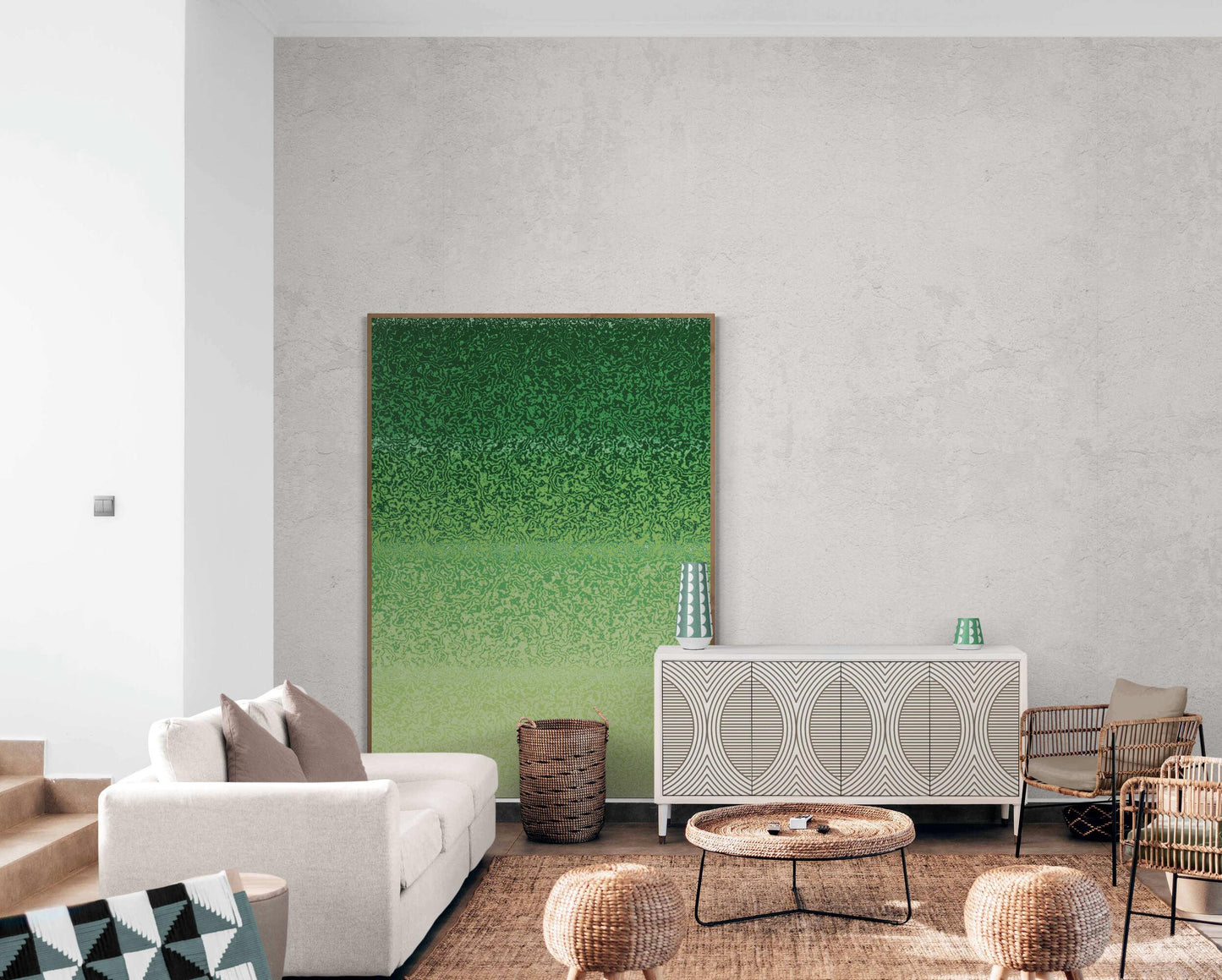 Green Pallet Wall Art - ARTAX GALLERY