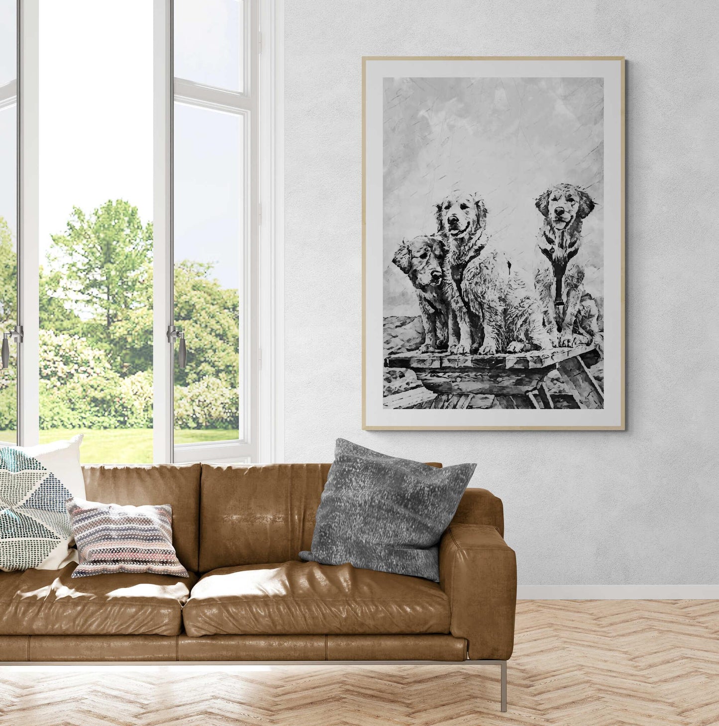 Golden Retrievers Wall Art - ARTAX GALLERY