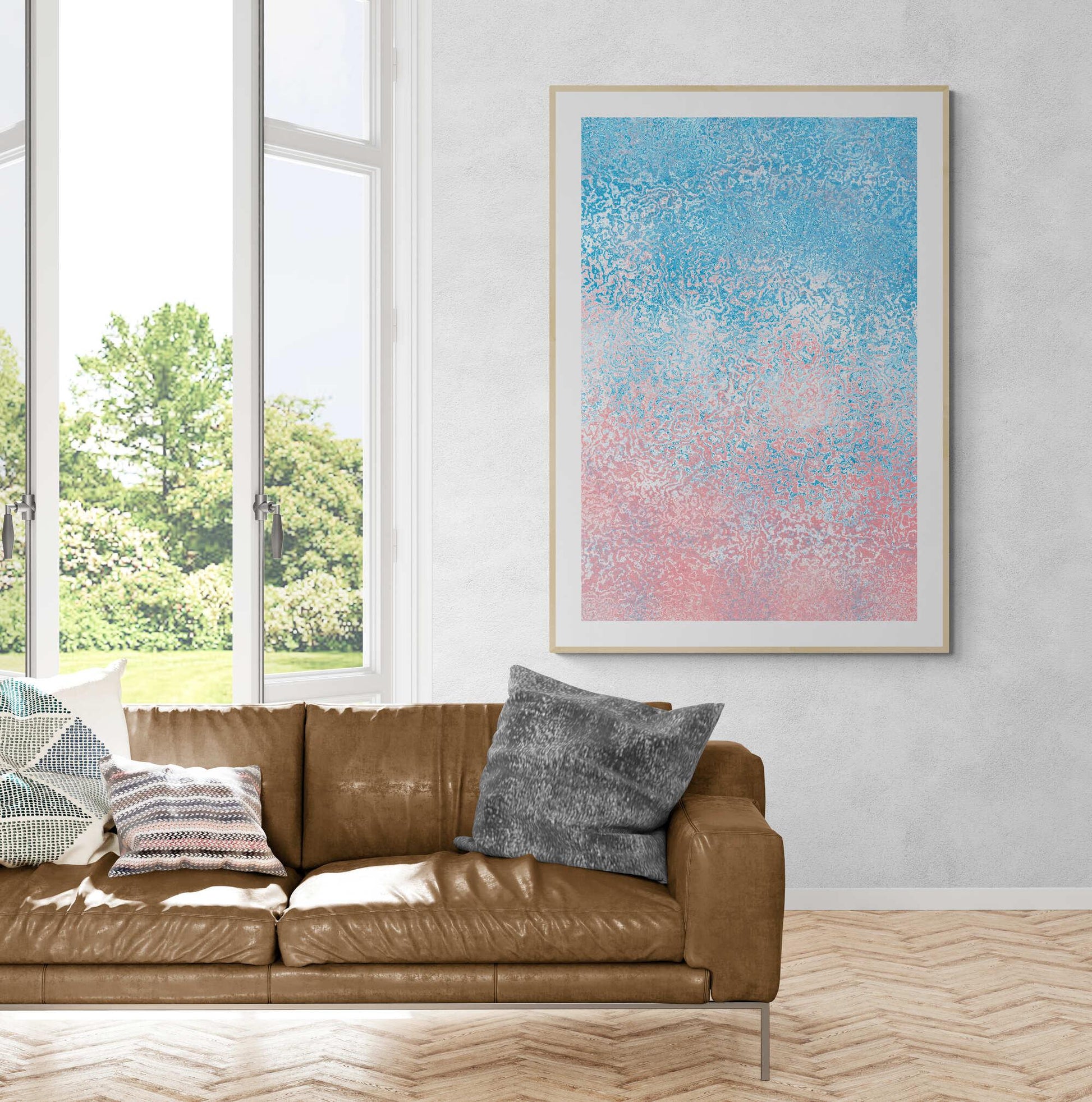 Wine River Wall Art - ARTAX GALLERY