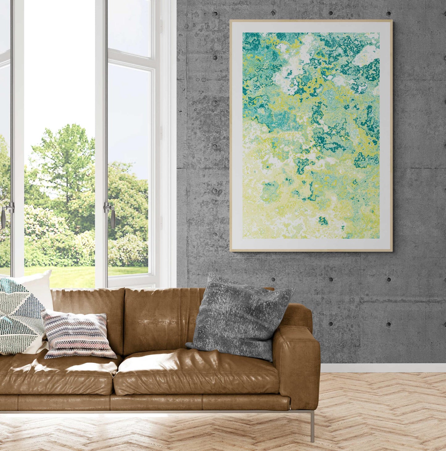 Fresh Lime Wall Art - ARTAX GALLERY