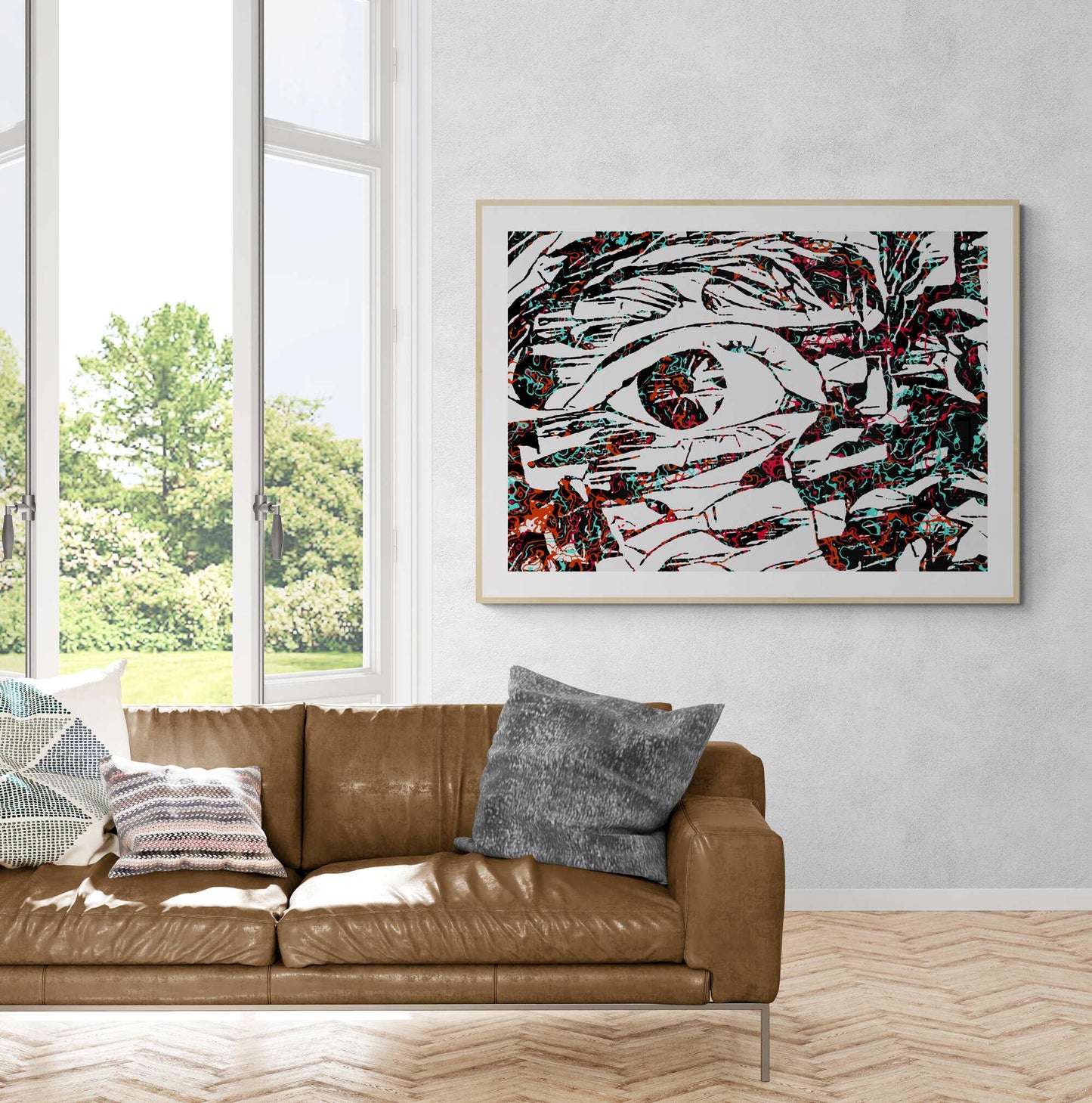 Pop Art Eye Wall Art - ARTAX GALLERY