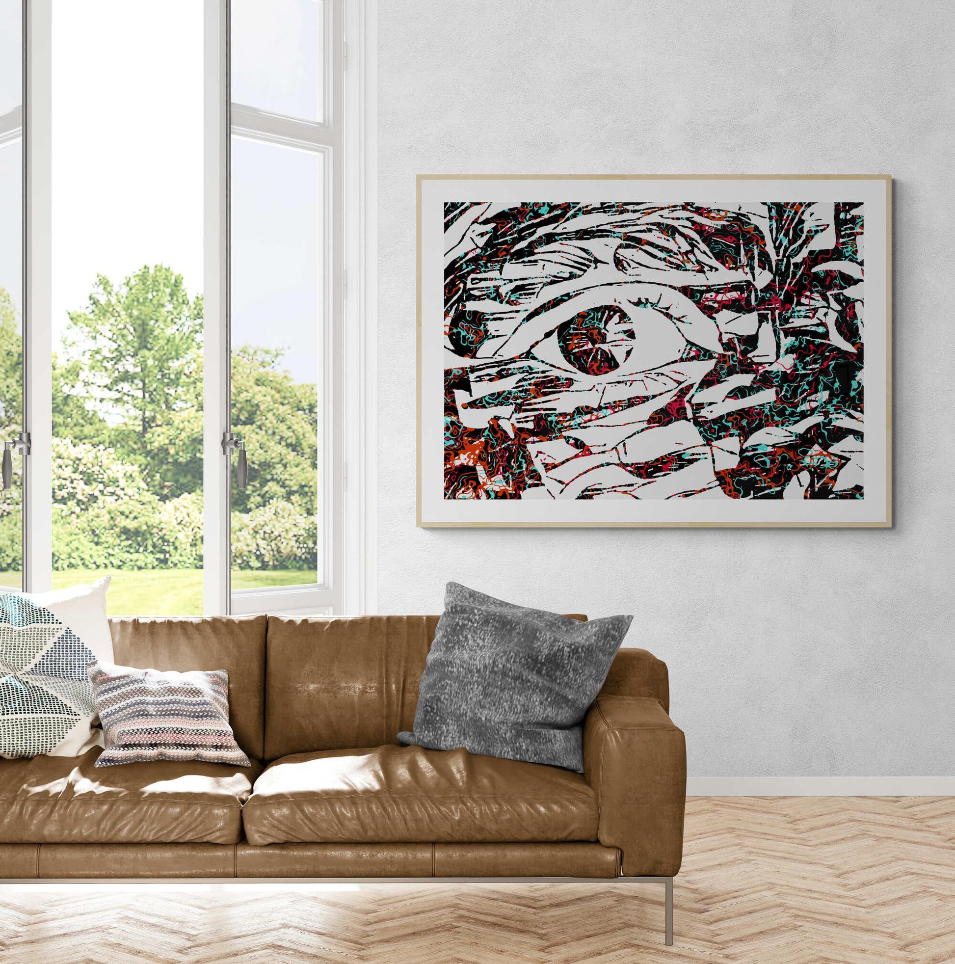 Pop Art Eye Wall Art - ARTAX GALLERY