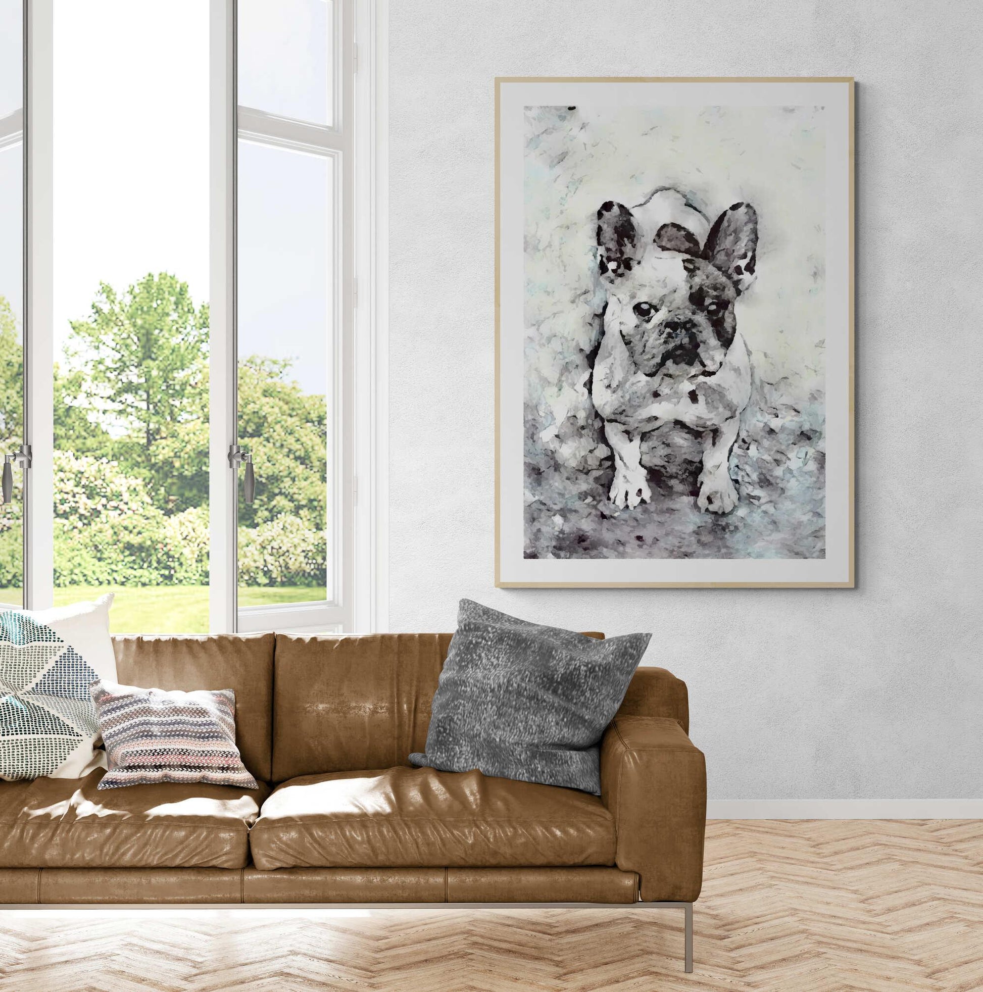 French Bulldog Wall Art - ARTAX GALLERY