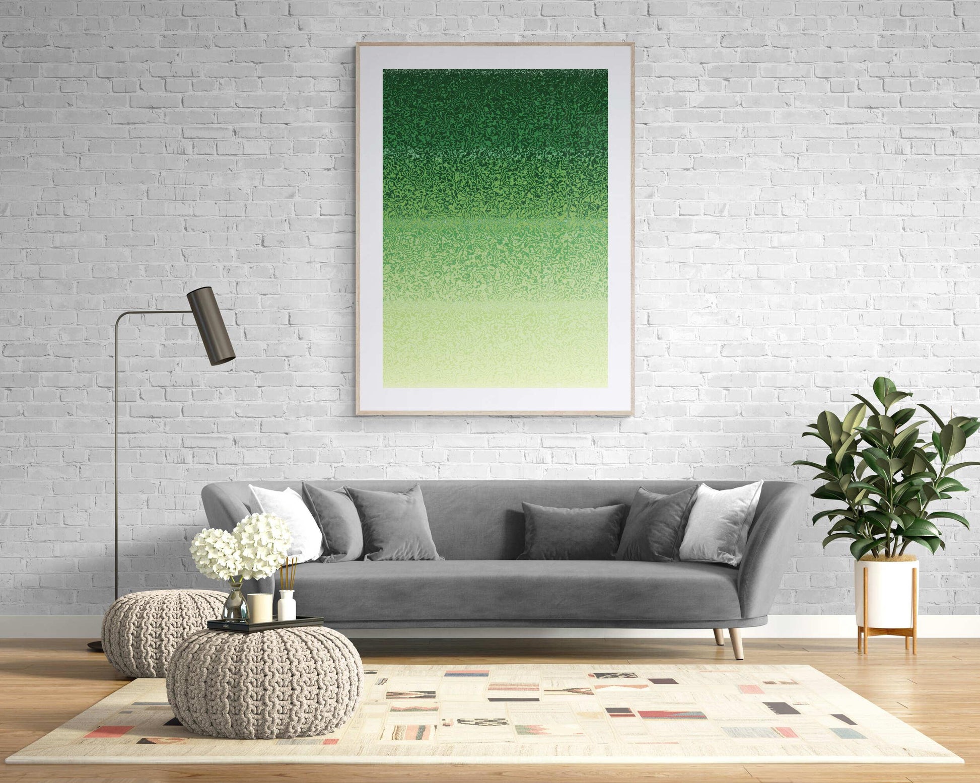 Green Pallet Wall Art - ARTAX GALLERY