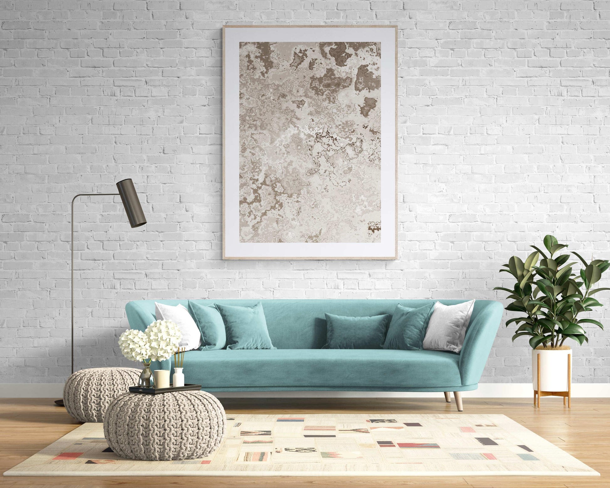 Brown Land Wall Art - ARTAX GALLERY