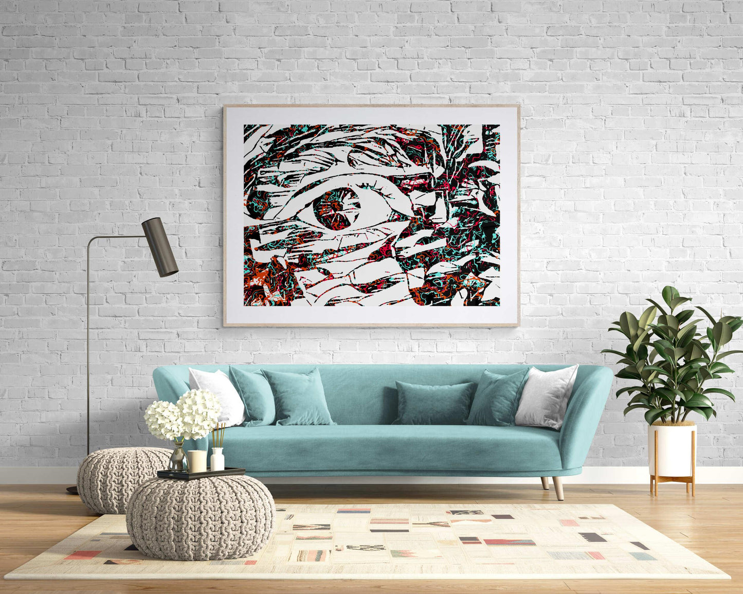 Pop Art Eye Wall Art - ARTAX GALLERY