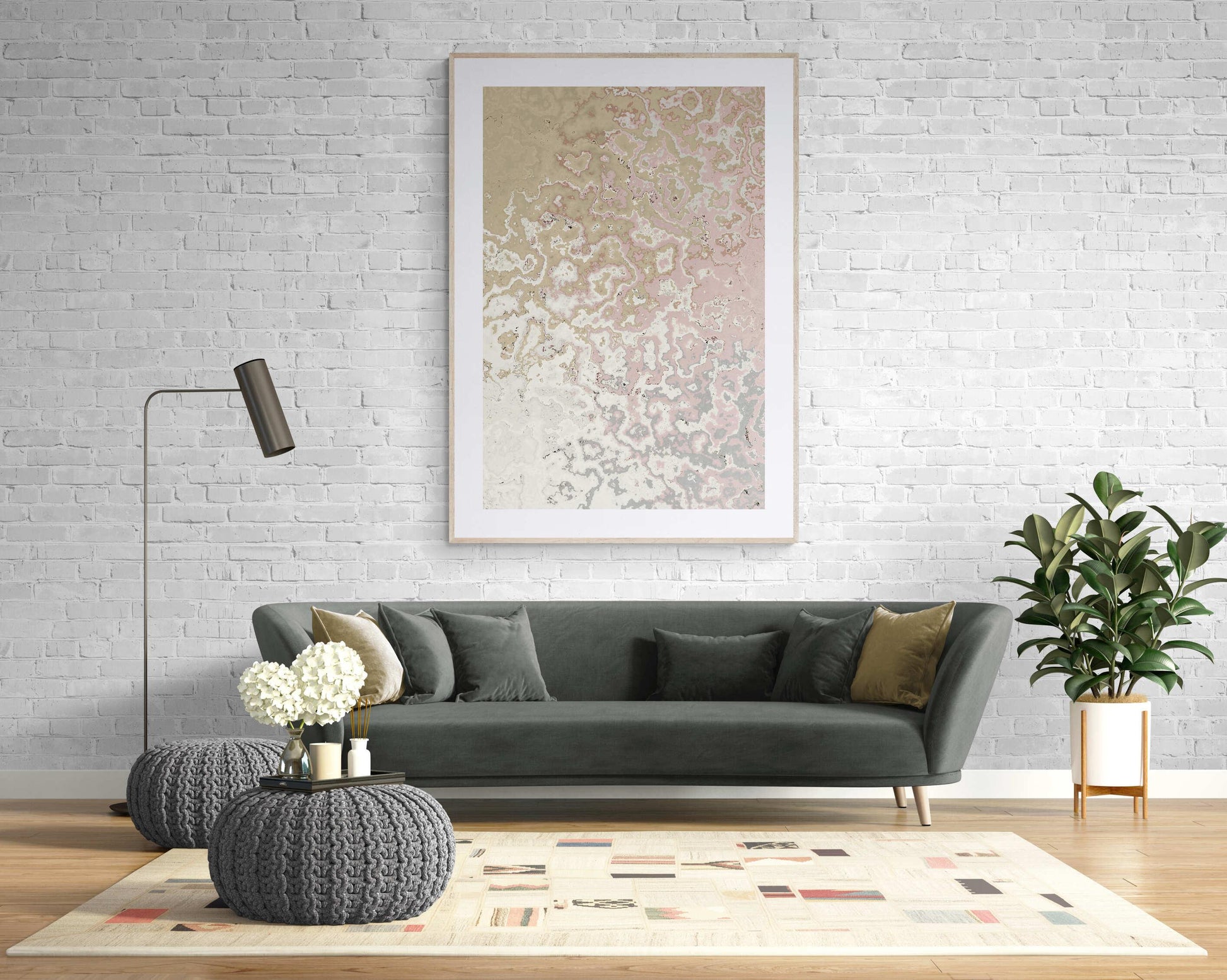 Pink Maze Wall Art - ARTAX GALLERY