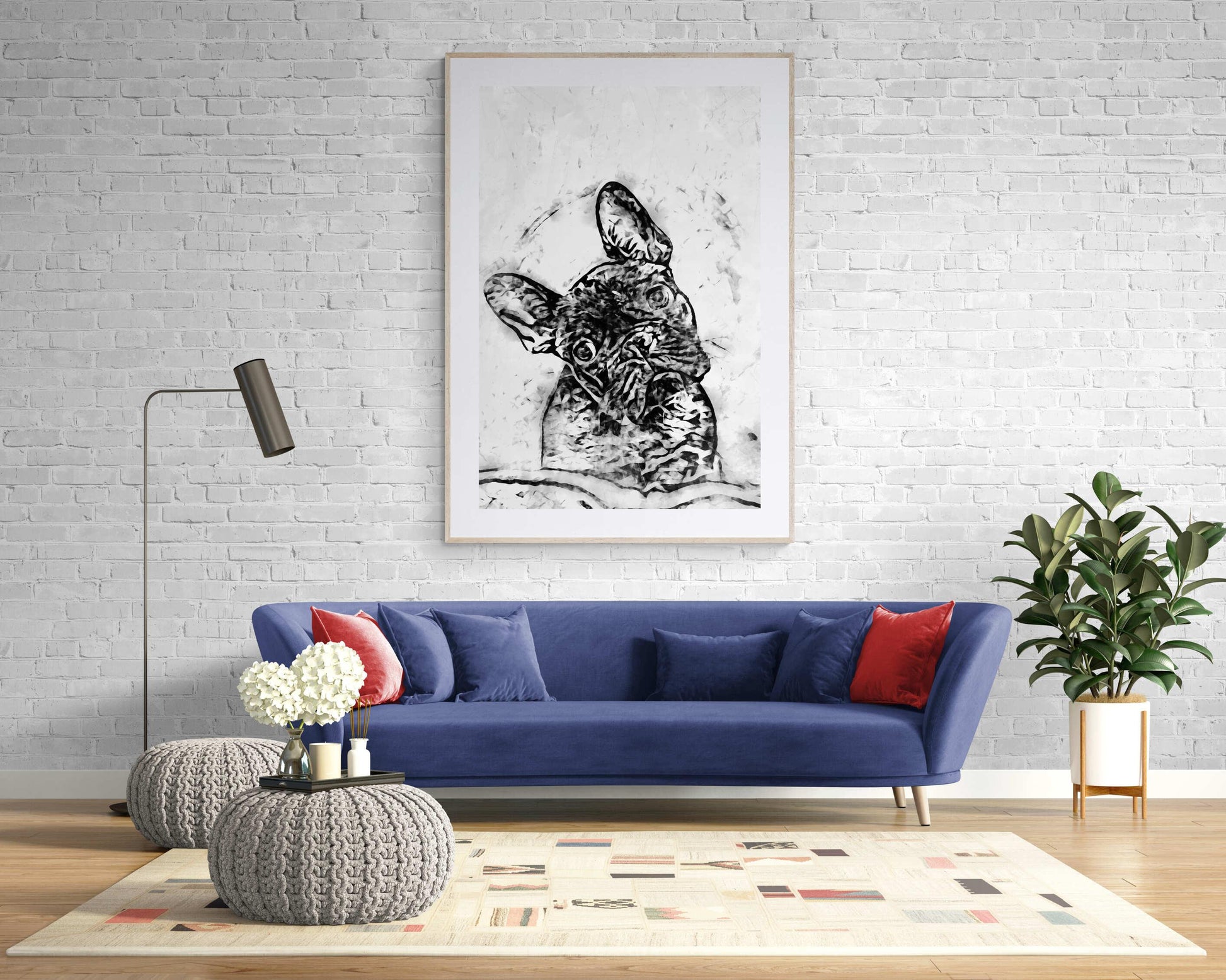 French Bulldog Wall Art - ARTAX GALLERY