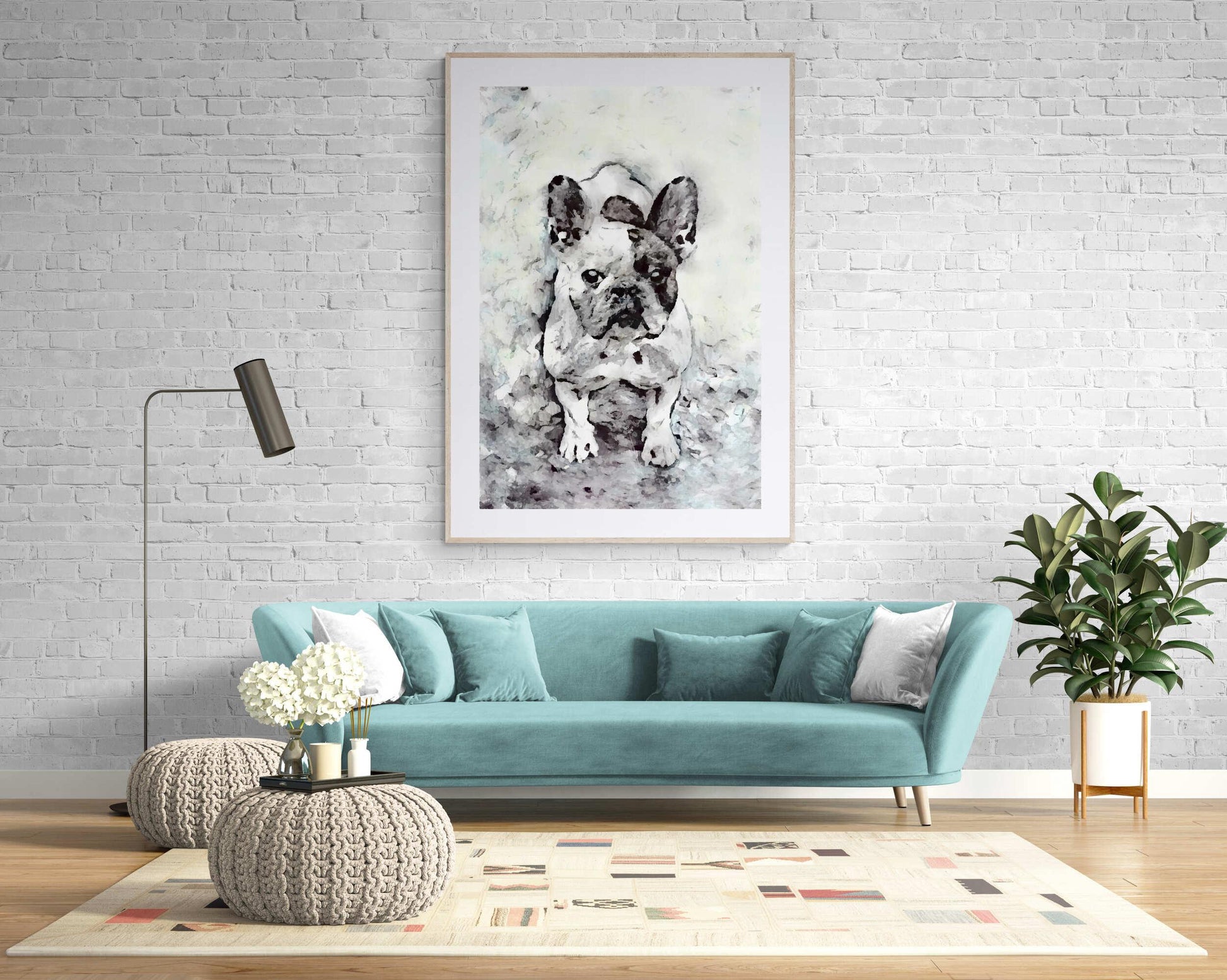 French Bulldog Wall Art - ARTAX GALLERY
