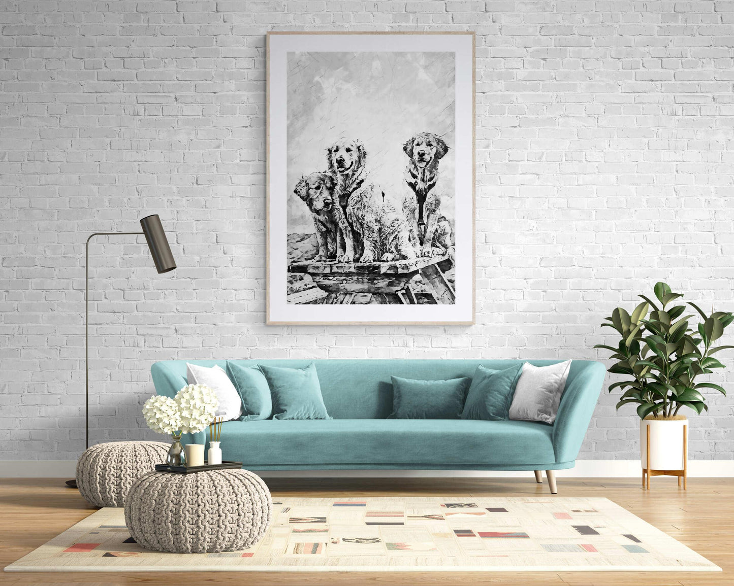 Golden Retrievers Wall Art - ARTAX GALLERY