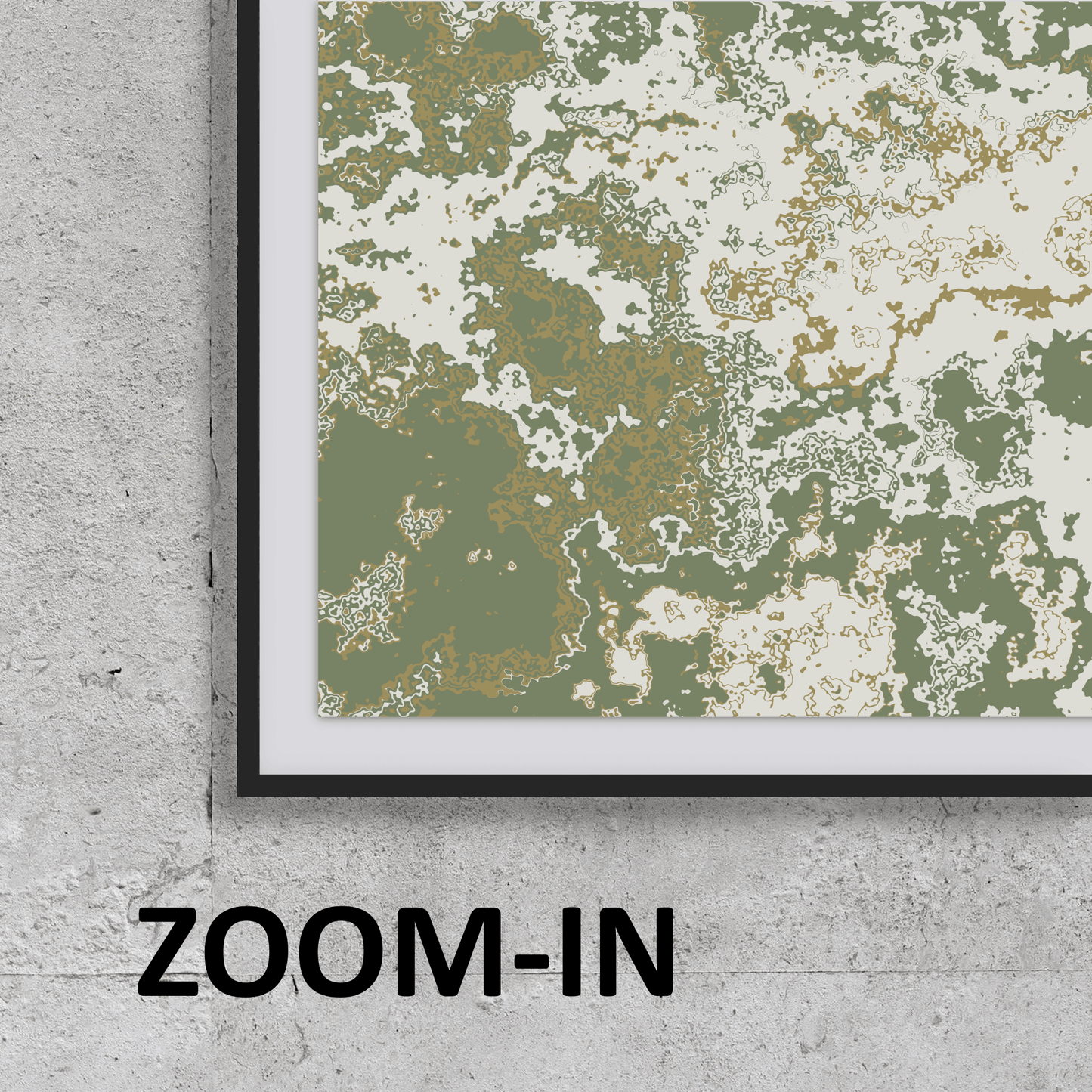 Green Land Dust Wall Art - ARTAX GALLERY