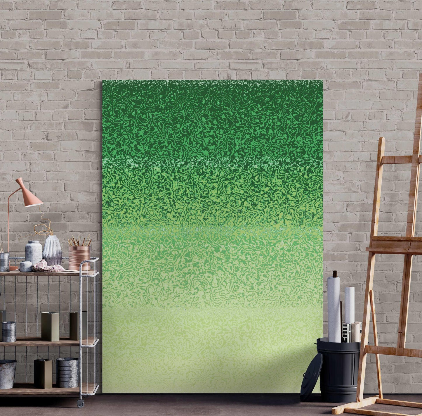 Green Pallet Wall Art - ARTAX GALLERY