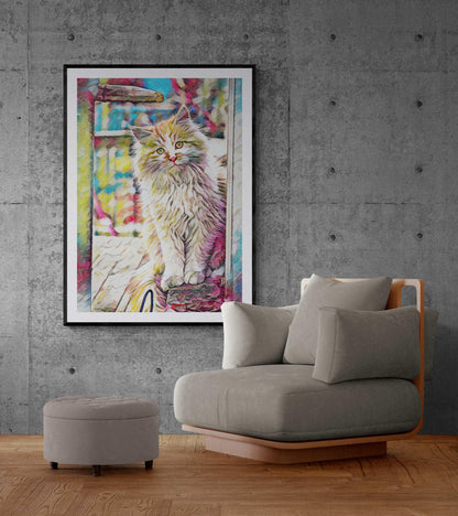 Ragdoll Cat Magic Wall Art - ARTAX GALLERY